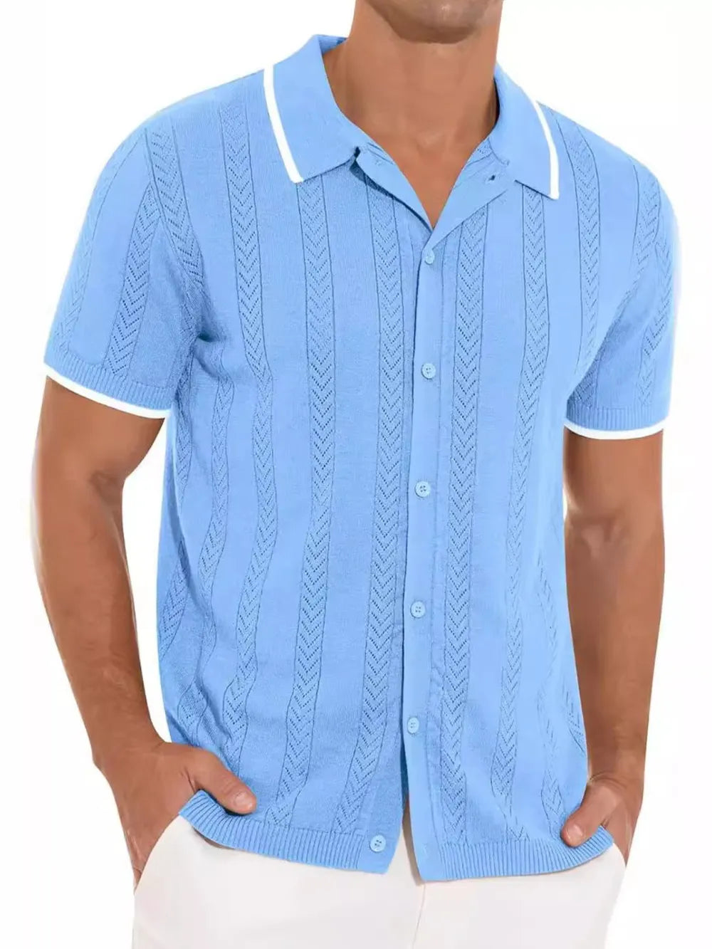 Men's Full Size Button Down Short Sleeve Shirt Plus Size NicholesGifts