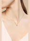 Moissanite Four Leaf Clover Pendant Necklace nicholesgifts