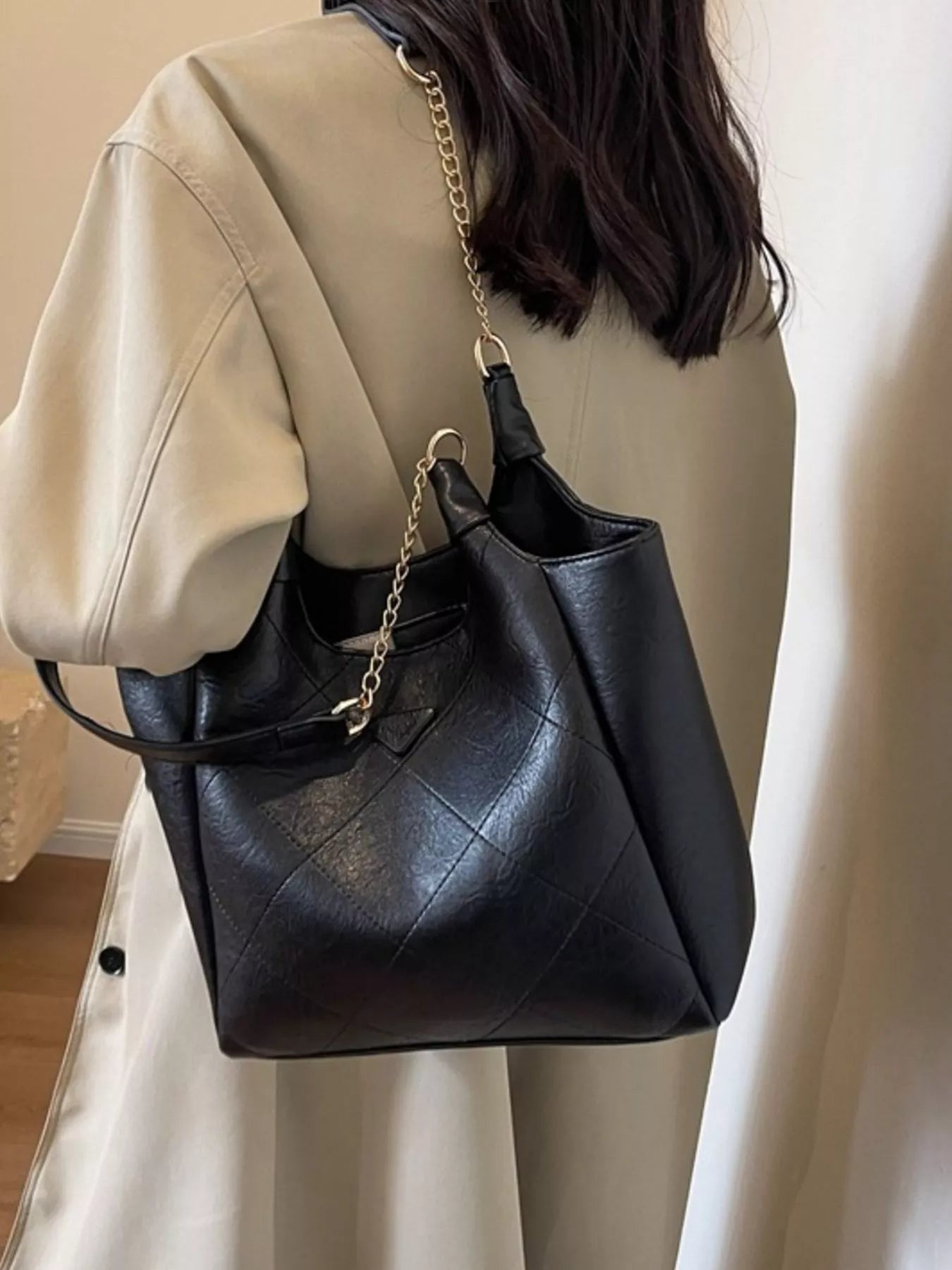 PU Leather Shoulder Bag nicholesgifts