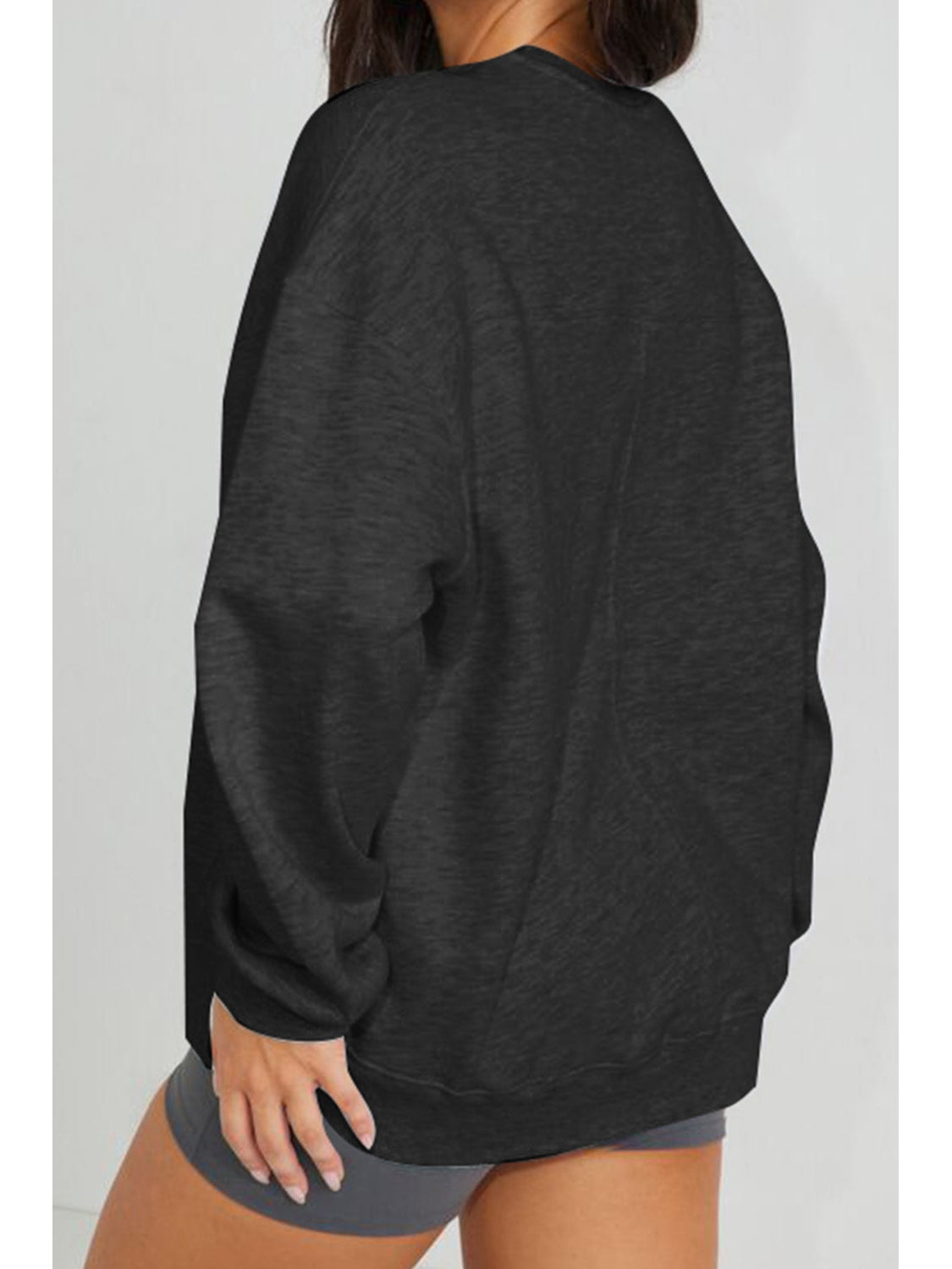 Simply Love Full Size BE REAL NOT PERFECT Graphic Sweatshirt nicholesgifts