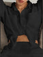 Texture Button Up Long Sleeve Shirt and Pants Set nicholesgifts