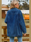 Buttoned Collared Neck Denim Jacket with Pockets nicholesgifts