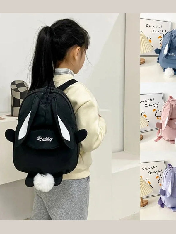 Adorable Bunny Ears Backpack for Girls - Perfect Kindergarten & School Bag for Kids