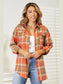 Mandy Plaid Dropped Shoulder Shirt nicholesgifts
