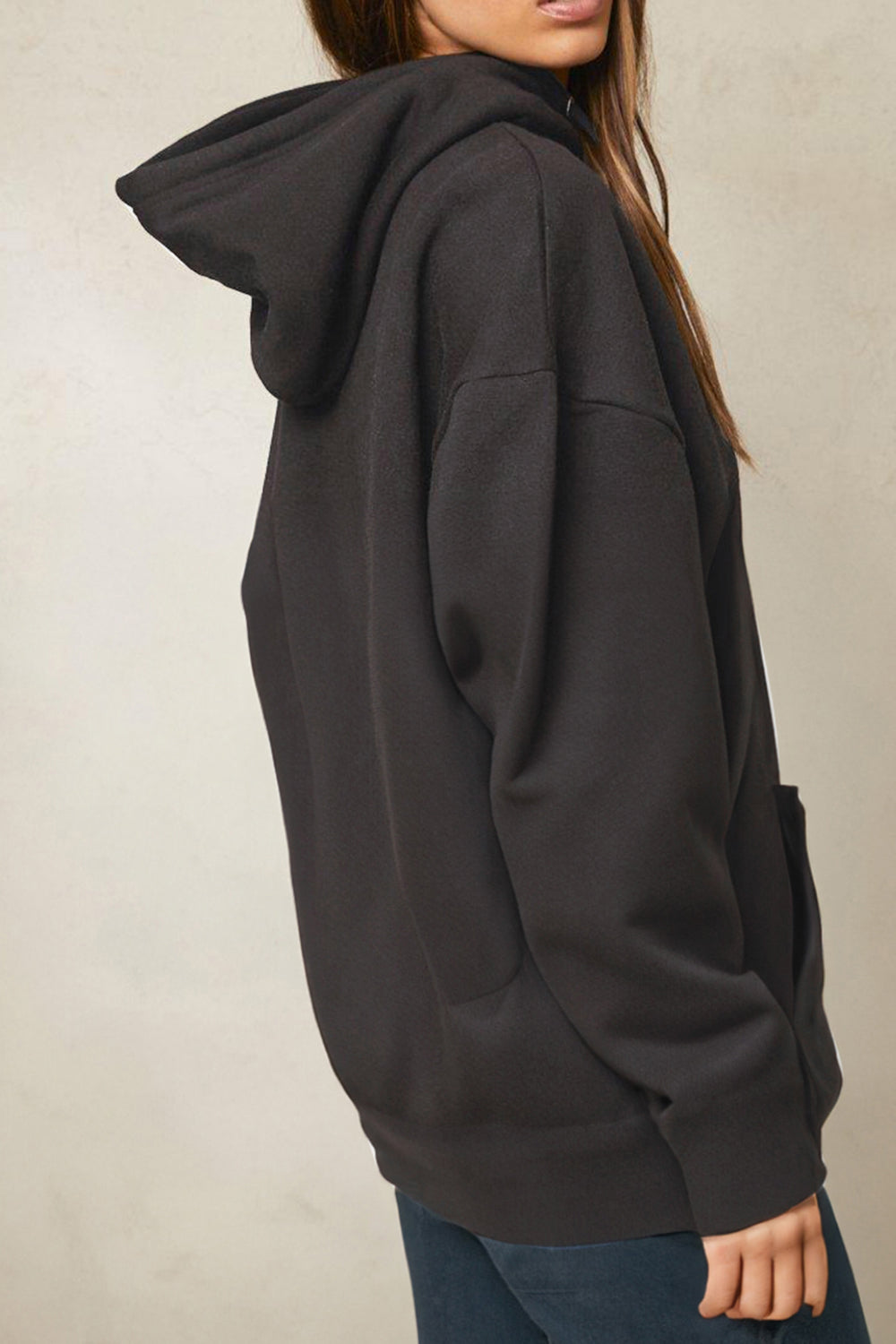 Simply Love Simply Love Full Size Dropped Shoulder Butterfly Graphic Hoodie Trendsi