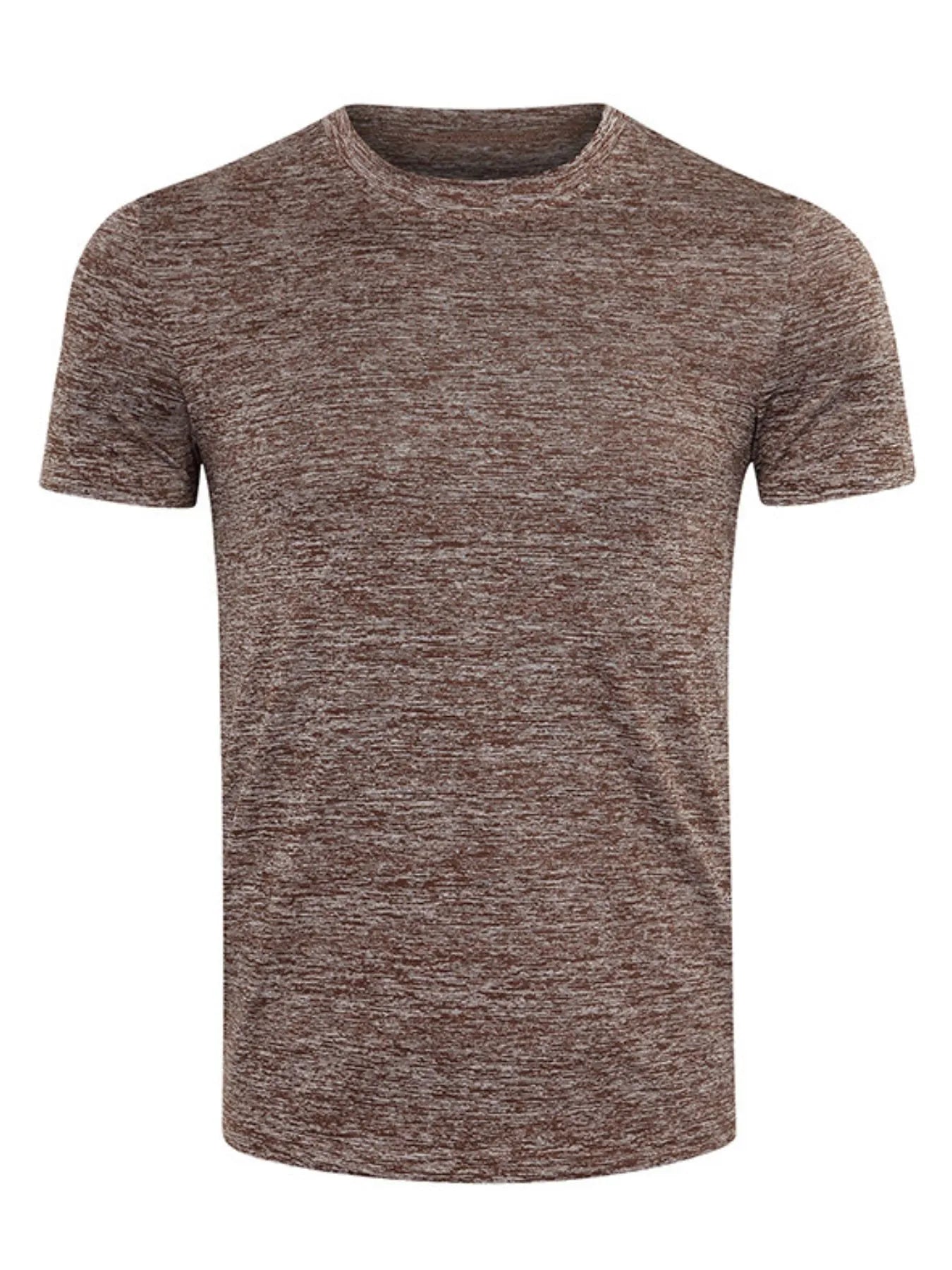 Men's Heathered Casual Round Neck T-Shirt NicholesGifts