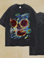 Men's Graphic Round Neck Half Sleeve T-Shirt nicholesgifts