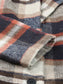 Plaid Longline Jacket with Pockets nicholesgifts