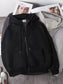 Men's Plus Size Fleece Lined Zip-Up Hoodie nicholesgifts