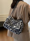Leopard Plush Shoulder Bag nicholesgifts