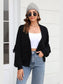 Angel Wings Fringe Trim Open Front Cardigan nicholesgifts