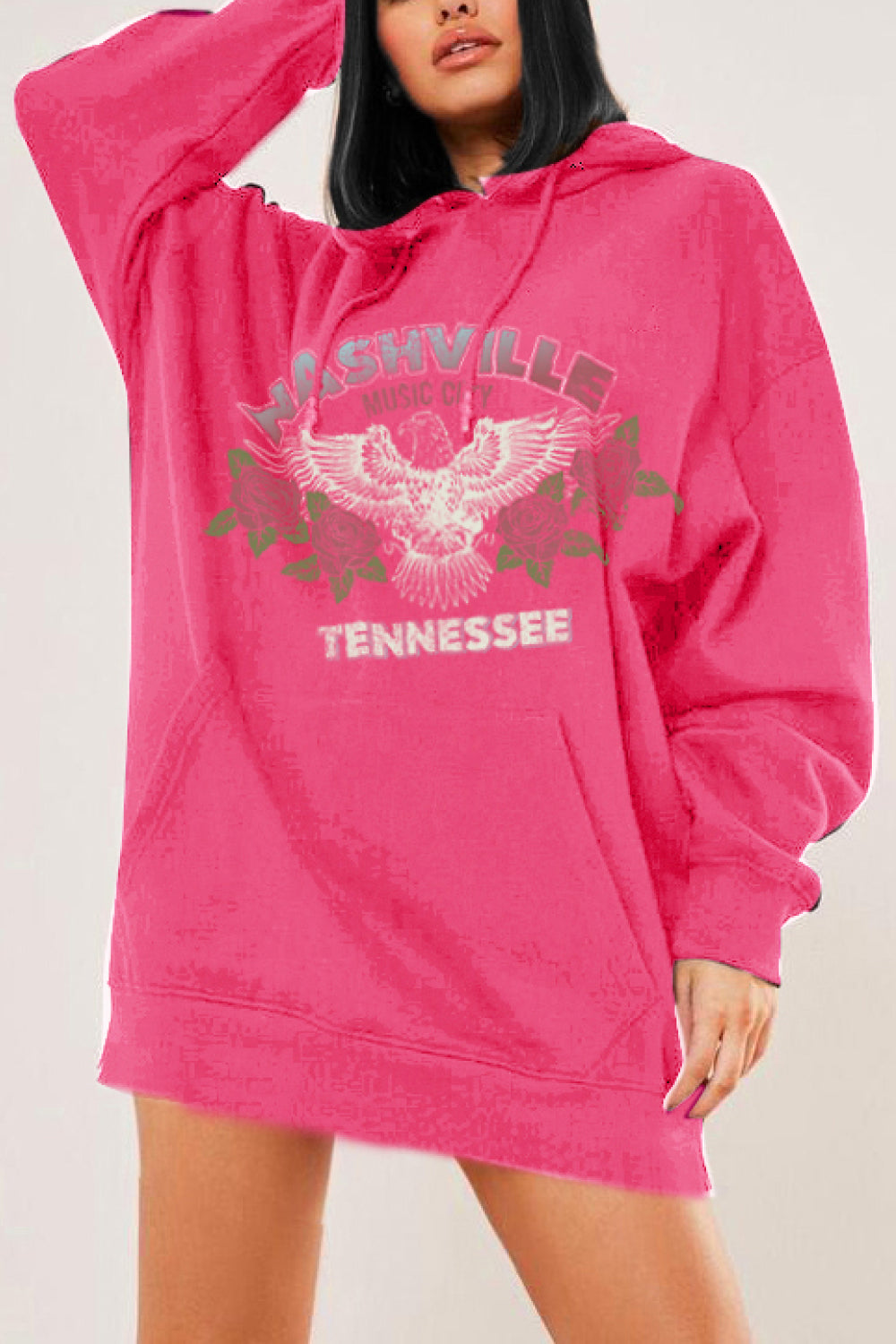 Simply Love Full Size NASHVILLE TENNESSEE Graphic Hoodie NicholesGifts