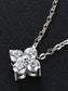 Moissanite Four Leaf Clover Pendant Necklace nicholesgifts