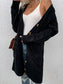 Women Cable-Knit Button Down Cardigan with Pockets nicholesgifts