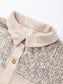 Sequin Button Up Dropped Shoulder Jacket nicholesgifts