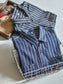 Men's Plus Size Striped Button Up Long Sleeve Shirt nicholesgifts