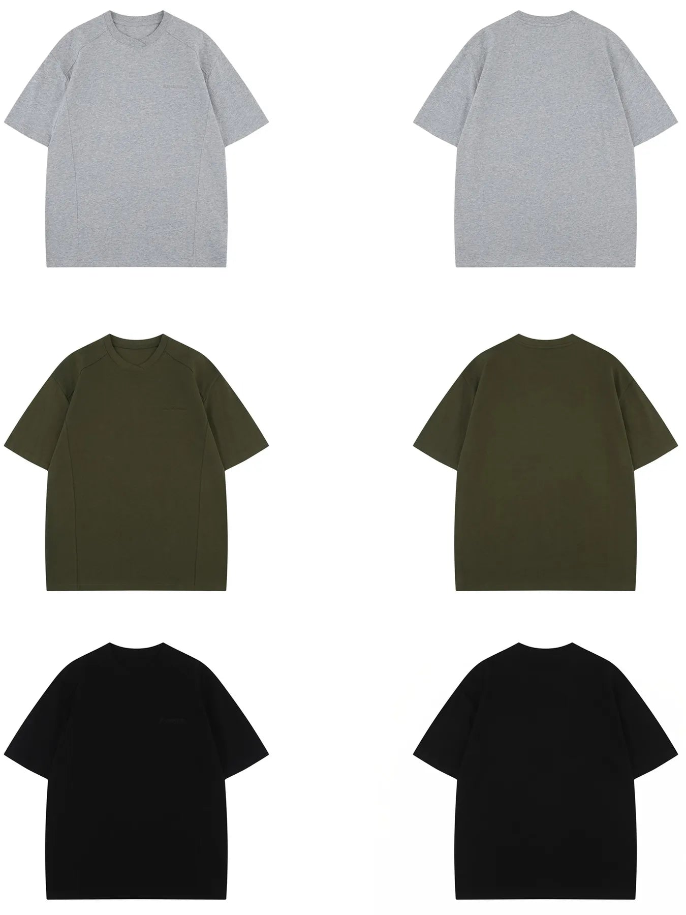 Men's Round Neck Short Sleeve T-Shirt Trendsi