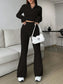 Honey Zip Up Long Sleeve Top and Pants Set nicholesgifts