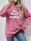 Women Queen Of Everything Round Neck Sweatshirt nicholesgifts