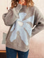 Flower Dropped Shoulder Sweater nicholesgifts