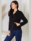 Culture Code Full Size Zip-Up Jacket with Pockets nicholesgifts