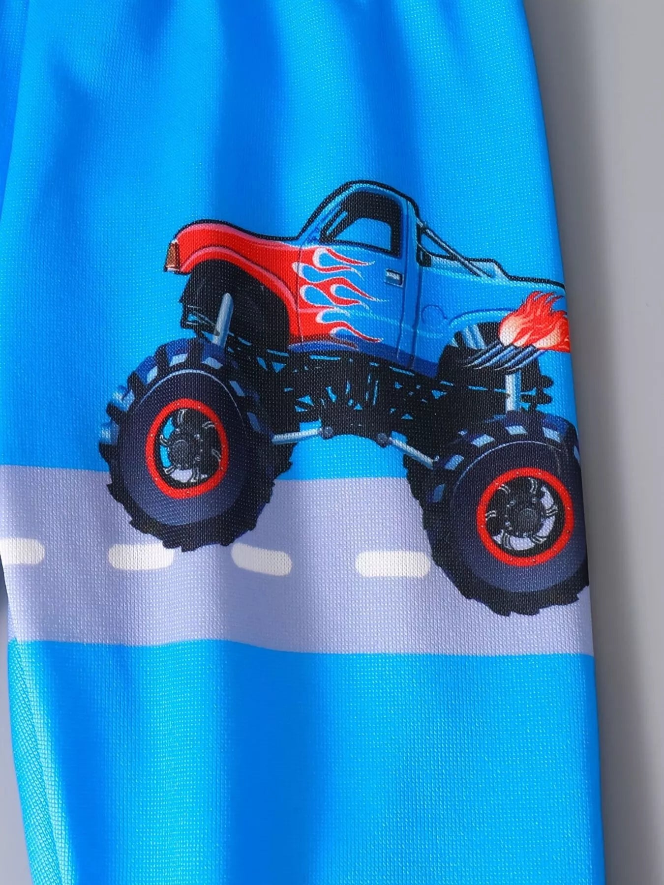 Children's Cartoon Truck Graphic Hoodie & Pants Set NicholesGifts