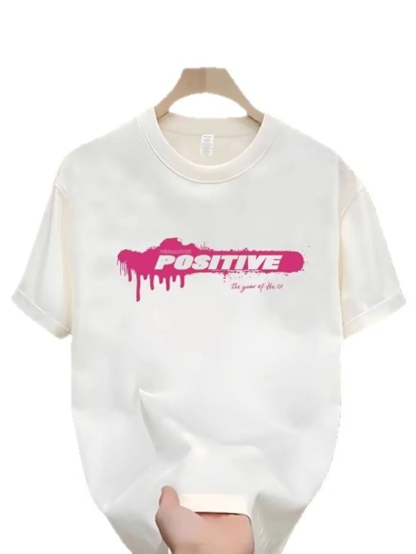 Men's Full Size Letter Round Neck Short Sleeve T-Shirt Plus Size Trendsi