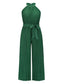 Cutout Tied Pleated Sleeveless Jumpsuit nicholesgifts