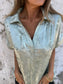Full Size Collared Neck Short Sleeve Shirt Plus Size nicholesgifts