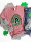 LUCKY Round Neck Short Sleeve T-Shirt nicholesgifts