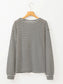 Striped Round Neck Long Sleeve Top nicholesgifts