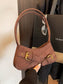 Buckle Decor Shoulder Bag nicholesgifts