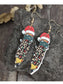 PU Leather Alloy Pencil Earrings nicholesgifts