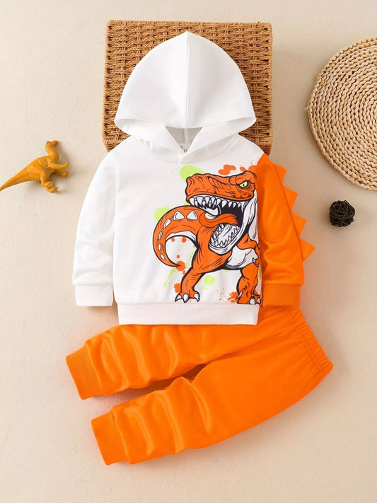 Children's Dinosaur Hoodie & Pants Set NicholesGifts