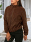 Zip Up Turtleneck Long Sleeve Jacket nicholesgifts