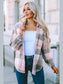 Plaid Button Up Dropped Shoulder Jacket nicholesgifts