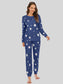 Star Top and Pants Lounge Set nicholesgifts