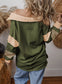 Color Block Striped Johnny Collar Sweatshirt nicholesgifts