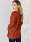 Basic Bae Full Size Ribbed Half Button Long Sleeve T-Shirt nicholesgifts