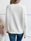 Notched Raglan Sleeve Sweatshirt nicholesgifts
