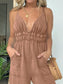 Full Size Wide Leg Spaghetti Strap Jumpsuit Plus Size nicholesgifts