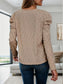 V-Neck Puff Sleeve Top nicholesgifts