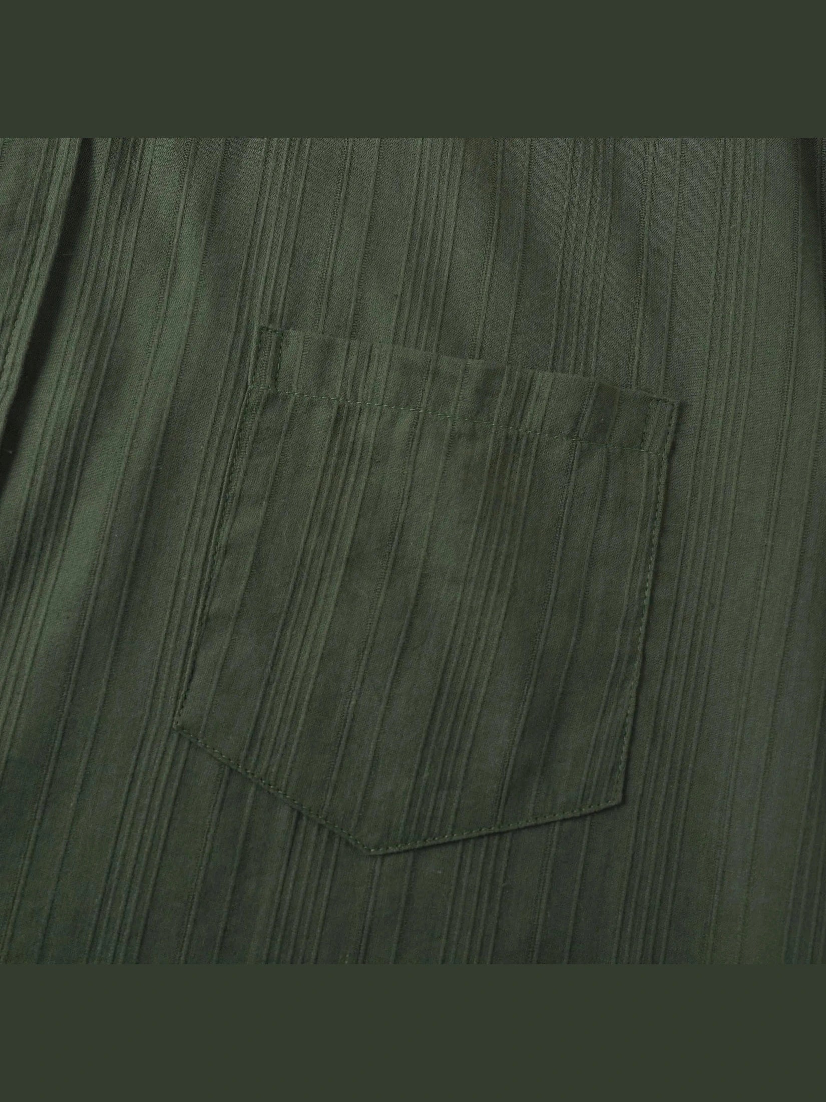 Men's Short Sleeve Button Down Shirt with Chest Pocket Trendsi