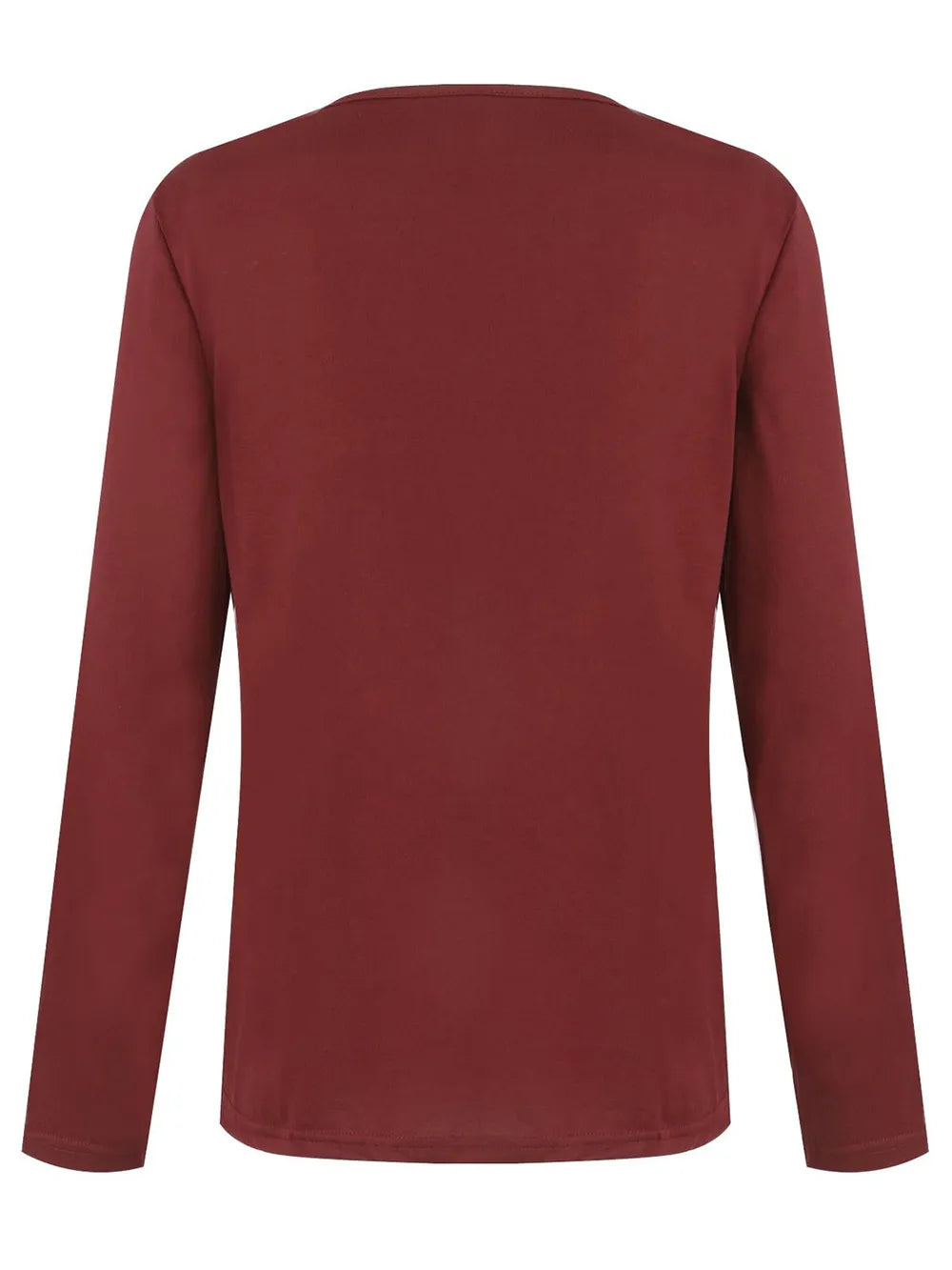 Half Button Long Sleeve T-Shirt nicholesgifts