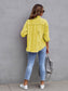 Distressed Drop Shoulder Denim Jacket nicholesgifts