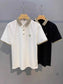 Men's Classic Contrast Short Sleeve Collar Polo Shirt nicholesgifts