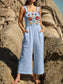 Floral Embroidered Wide Leg Jumpsuit nicholesgifts