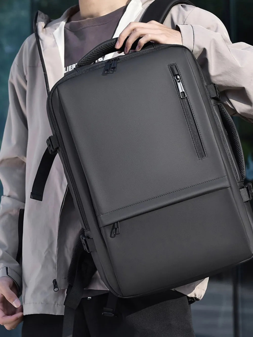 Multi-Pockets Adjustable Straps Backpack Bag nicholesgifts