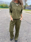 Full Size Washed Round Neck Top and Drawstring Pants Set Plus Size nicholesgifts