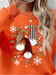 Faceless Gnomes Graphic Drop Shoulder Sweatshirt nicholesgifts